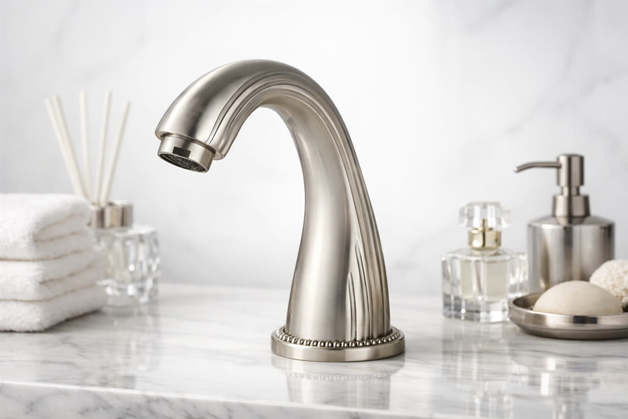 BathSelect Venice Brushed Nickel Touchless Faucet